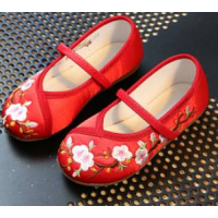 綉花鞋(紅色)